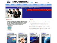 Tablet Screenshot of invisiondata.com
